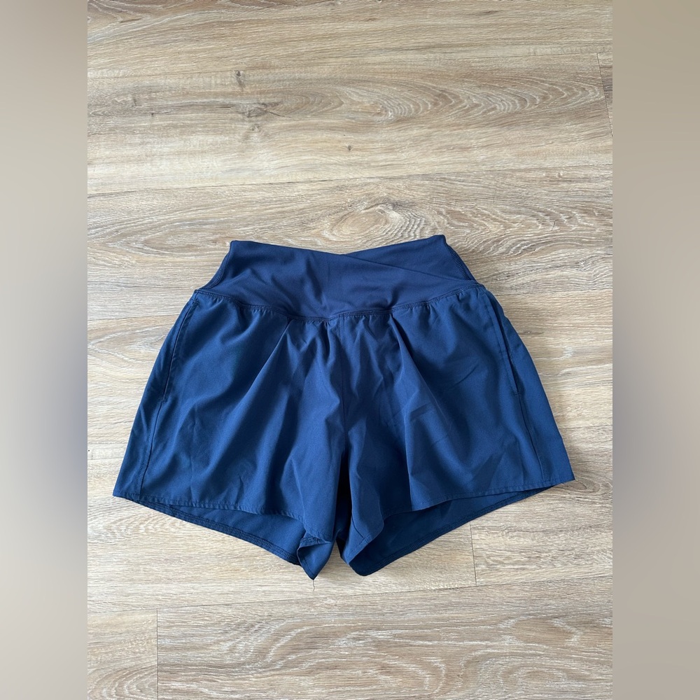 Yogalicious Navy Blue Athletic Shorts
